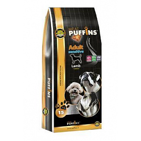 Puffins Dog Adult Sensitive Lamb 15kg Puffins Dog Adult Sensitive Lamb 15kg