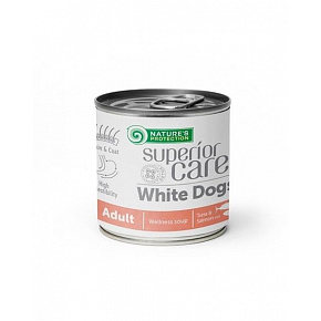 Natures P POLIEVKA Superior care White Dog adult łosoś i tuńczyk dla wszystkich ras zupa 6 x 140ml