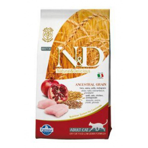 N&D LG CAT Adult Kurczak & Granat 5kg