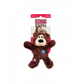 Zabawka Kong Dog Wild Knots Przeciągacz Miś z piszczałką, poliester, M/L
