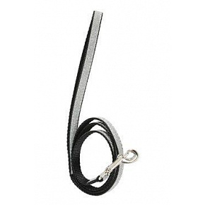 Smycz dla kota SHINY nylon czarna 1m Zolux