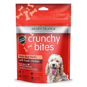 Arden Grange Crunchy Bites z świeżym kurczakiem 225g