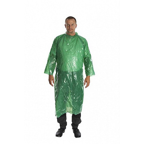 Płaszcz jednorazowy ochronny zielony KRUTEX 130cm 25szt.