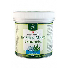 Maść końska z konopiami chłodząca 250ml Maść końska z konopiami chłodząca 250ml