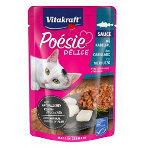 Vitakraft Cat Poésie Délice Sauce saszetka dorsz 85g