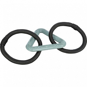 CityStyle zabawka do przeciągania trójkąt z kółkami, 44 cm, TPR/lina CityStyle zabawka do przeciągania trójkąt z kółkami, 44 cm, TPR/lina