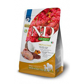 N&D Quinoa DOG Skin&Coat Quail Adult M/L 7kg N&D Quinoa DOG Skin&Coat Quail Adult M/L 7kg