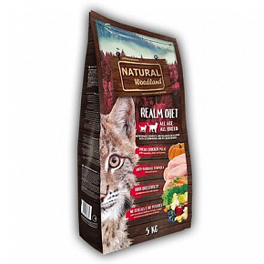 Natural Woodland Realm Diet Cat /kurczak/