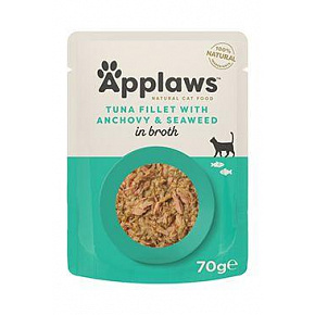 Applaws Cat saszetka Adult Broth tuńczyk z anchois 70g