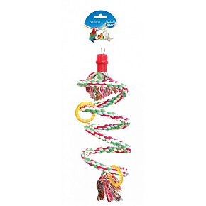 Zabawka DUVO+ lina dla ptaków spirala 35 cm