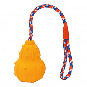 Rzutka "HOKAIDO" z naturalnej twardej gumy 10 / 43 cm na linie, HipHop Dog