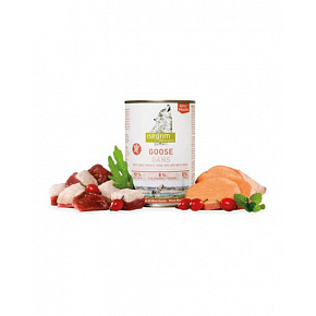 ISEGRIM dog Adult Goose with Sweet Potato, Rose Hip & Wild Herbs opak. 6 x 400 g puszka ISEGRIM dog Adult Goose with Sweet Potato, Rose Hip & Wild Herbs opak. 6 x 400 g puszka