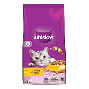 Whiskas Dry z kurczakiem 3,8kg