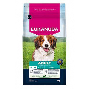 Eukanuba Dog Adult Small&Medium bogata w jagnięcinę 3kg