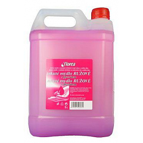 Mydło w płynie Florea różowe 5l