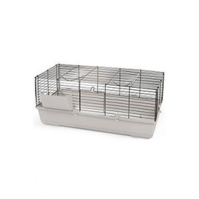 Klatka Bunny Bungallow Grande składana szara 140cm