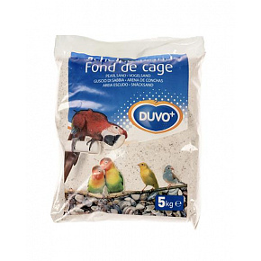 Piasek DUVO+ dla ptaków, biały z pokruszonych muszli z anyżem 5 kg