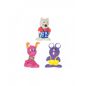 Zabawka DUVO+ lateksowe zwierzątko pies i kot mix