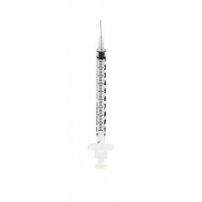 Strzykawka KRUUSE U100 insulinowa 3-częściowa, 1 ml z igłą 29 G x 1/2
