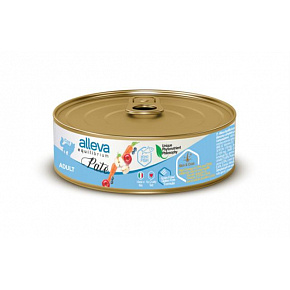 Alleva EQUILIBRIUM mokra karma dla kotów Sterilized łosoś 85 g puszka