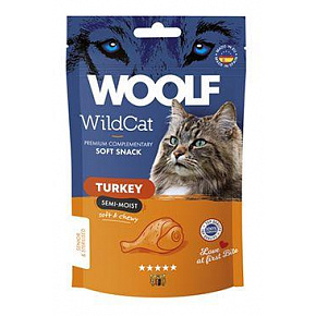 WOOLF WildCat Semi-Moist Snack Turkey 50g WOOLF WildCat Semi-Moist Snack Turkey 50g