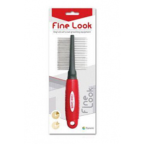 Grzebień Fine Look dwustronny 7x21cm Grzebień Fine Look dwustronny 7x21cm