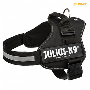 Julius-K9 uprząż siłowa 2/L-XL 71-96 cm/50 mm, - czarny