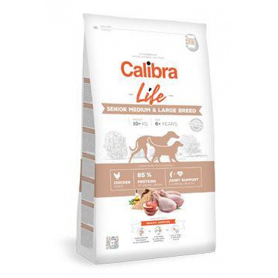 Calibra Dog Life Senior Medium&Large Kurczak 12kg
