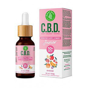 C.B.D. krople konopne z BCP i owoc.smaków Junior 30ml