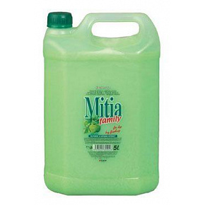 Mitia mydło w płynie Family Zielone Jabłko 5l