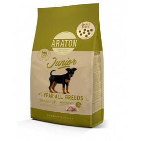 ARATON dog junior all breed drób 3 kg