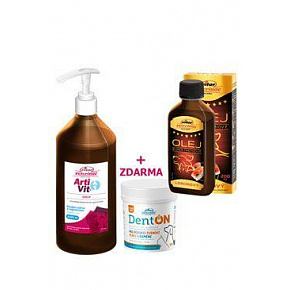 VITAR ArtiVit Syrop 1000ml+DentON100g+olej z łososia 200ml