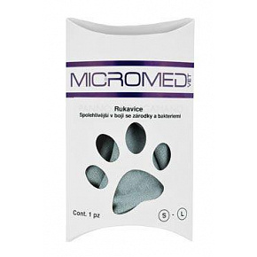 Rękawice VET MICROMED pielęgnacyjne, czyszczące S