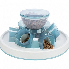 Cat Activity Tunnel Feeder - karmnik z tunelami, o 28 × 14 cm