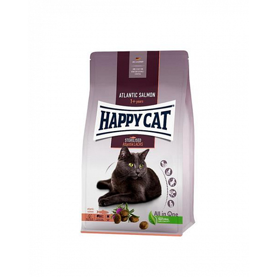 Happy Cat SUPREME - Atlantyk-Łosoś 1,3 kg