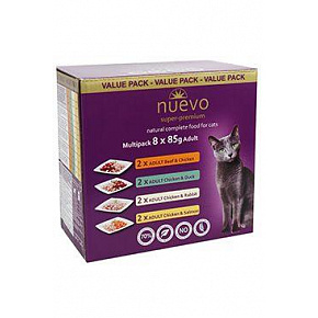 Nuevo saszetki dla kotów dorosłych Multipack 8x85g