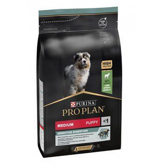 ProPlan Dog Puppy Medium SensitiveDigest Jagnięcina 12kg