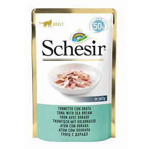 Schesir Cat saszetka Adult tuńczyk/dorada 50g