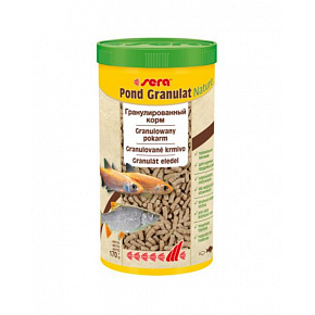 Sera Pond Granulat Nature krmivo pre jazierkové ryby 1000 ml
