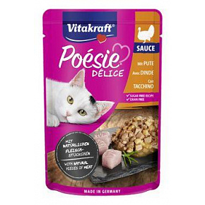 Vitakraft Cat Poésie Délice Sauce saszetka z indykiem 85g