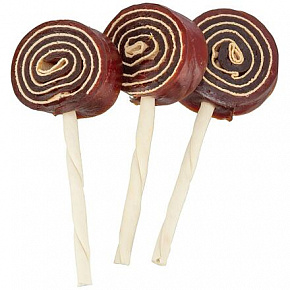 PREMIO Lolly, lizak z kaczką i dorszem, 11 cm/ 80 g