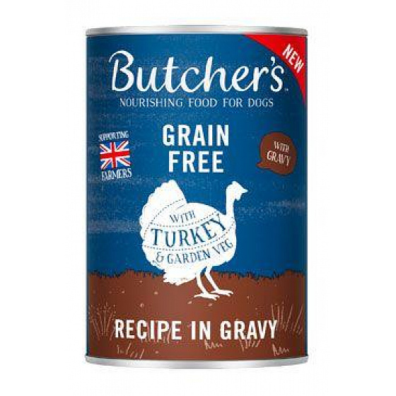Butcher's Dog Original indyk w sosie konserwa. 400g