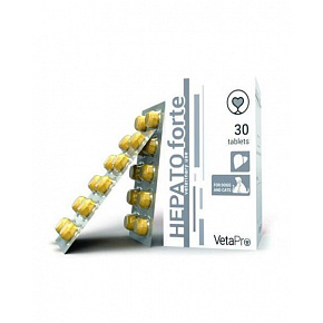 VetaPro Hepatoforte 30 tabl. VetaPro Hepatoforte 30 tabl.