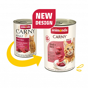 ANIMONDA puszka CARNY Adult - wołowina, serce 400g