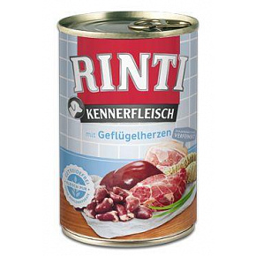 Rinti Dog Kennerfleisch konserwa serca drobiowe 400g