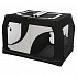 Transport.nylon. box Vario DOUBLE 91x60x61/57 cm czarno-szary