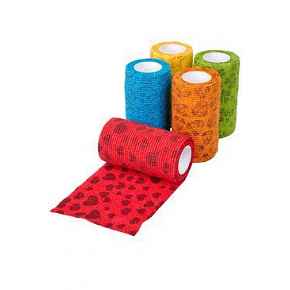 Bandaż elastyczny. Fun-Flex Care Inside 10cmx4,5m Mix10szt