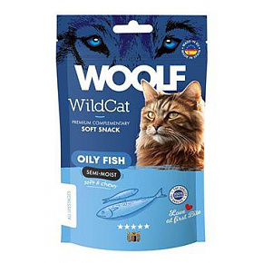 WOOLF WildCat Semi-Moist Snack Oily Fish 50g WOOLF WildCat Semi-Moist Snack Oily Fish 50g