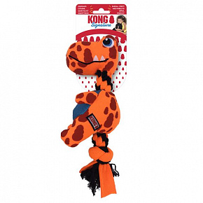 Zabawka Kong Dog Signature Dynos Dino z piszczałką mix M poliester