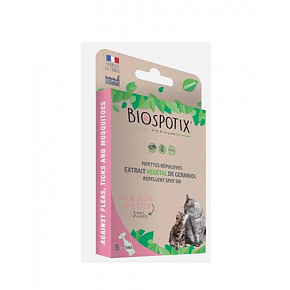 BIOGANCE Biospotix Cat spot-on z działaniem repelencyjnym 5 x 1 ml (od 3 miesięcy)